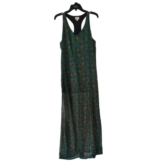 RVCA | Dresses | Rvca Dress Womens Size M Glenn Seagreen Razor Back Maxi  Length Summer | Poshmark